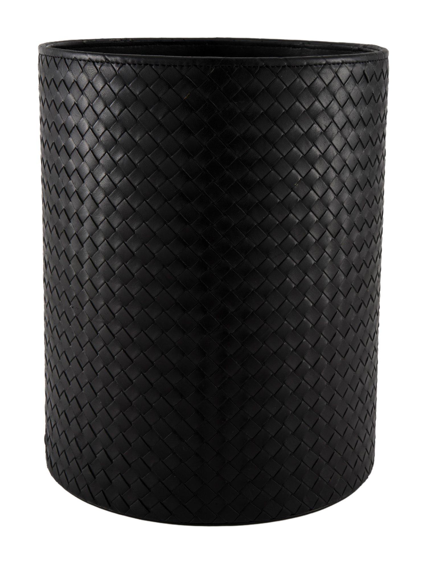 Bottega Veneta Leather Waste Basket