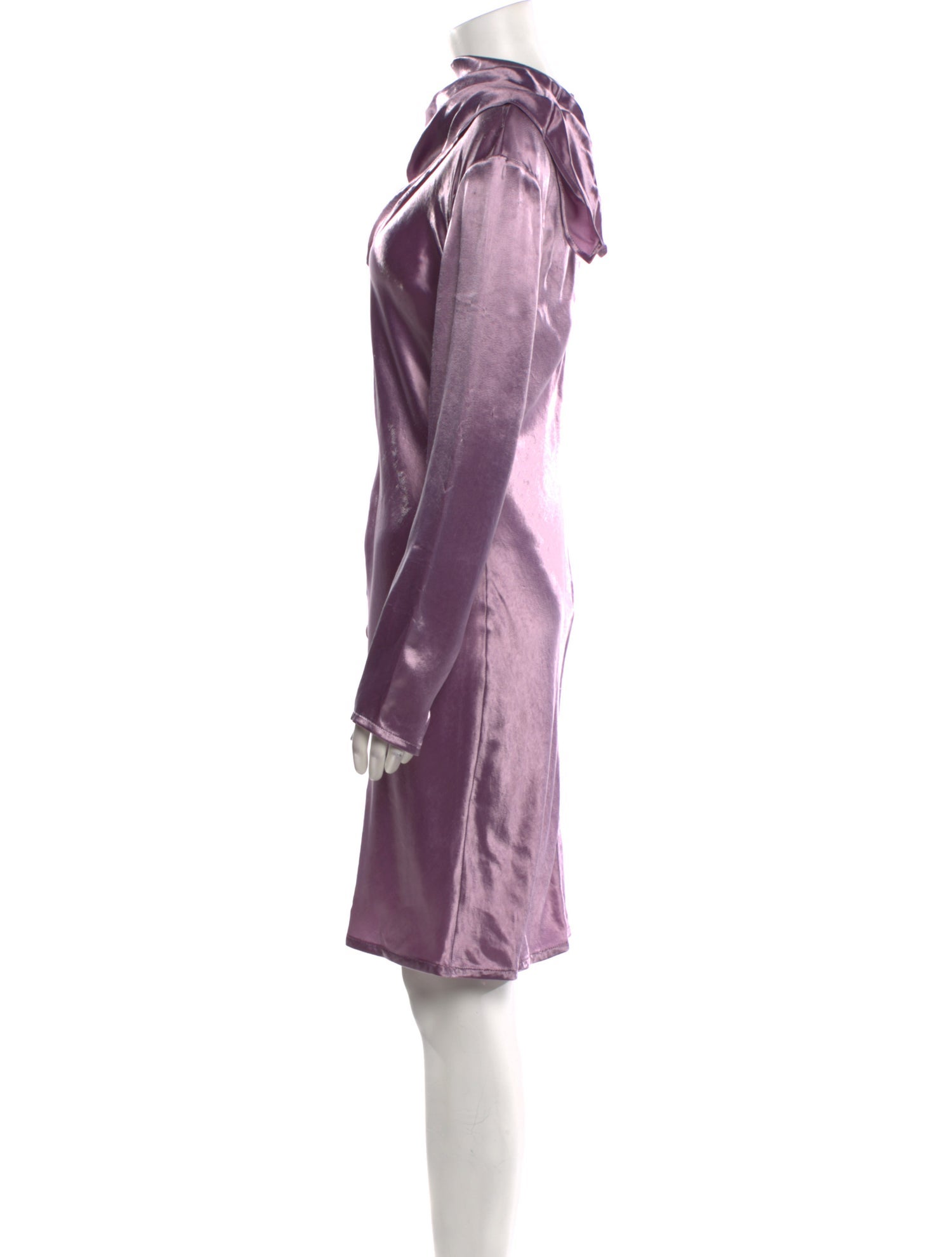 Bottega Veneta Cowl Neck Knee-Length Dress