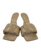 Bottega Veneta Intrecciato Weave Leather Slides