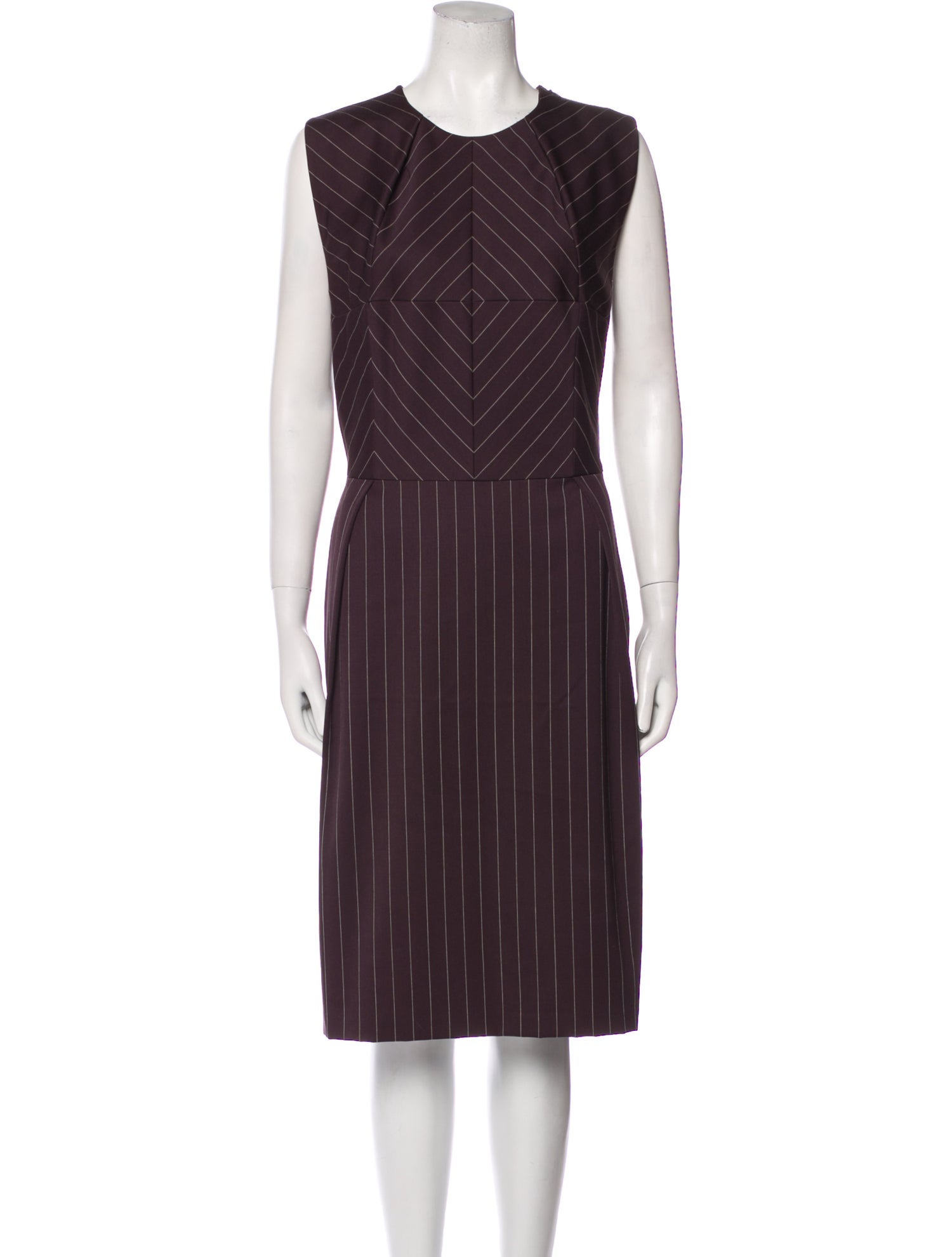 Bottega Veneta Striped Knee-Length Dress