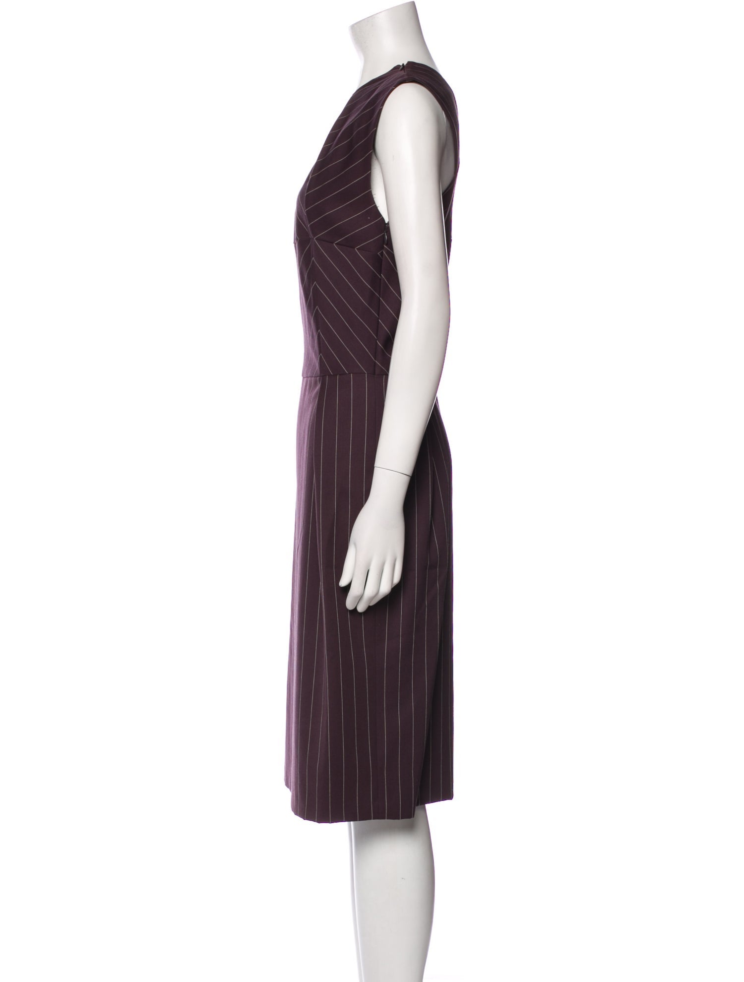 Bottega Veneta Striped Knee-Length Dress