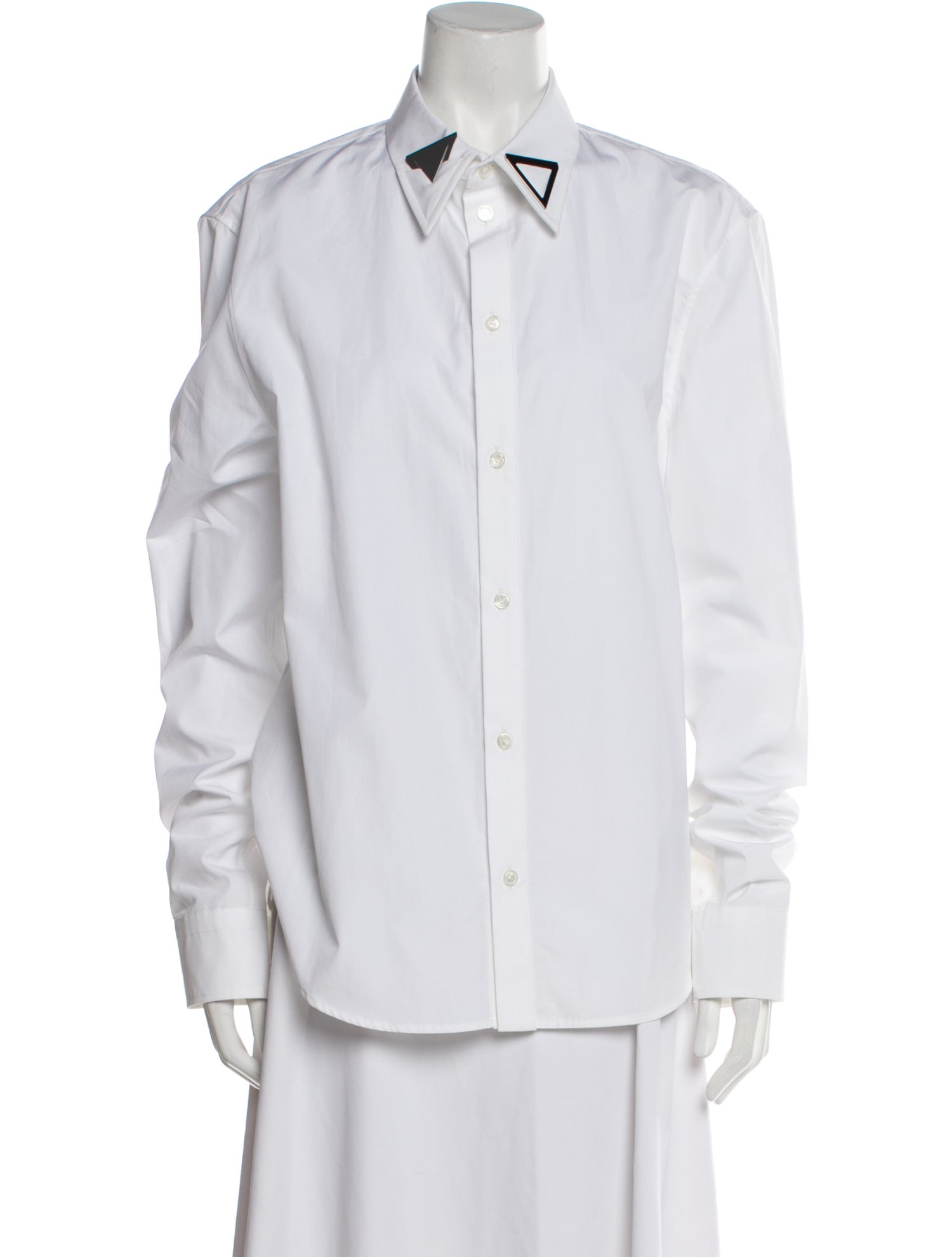 Bottega Veneta Long Sleeve Button-Up Top