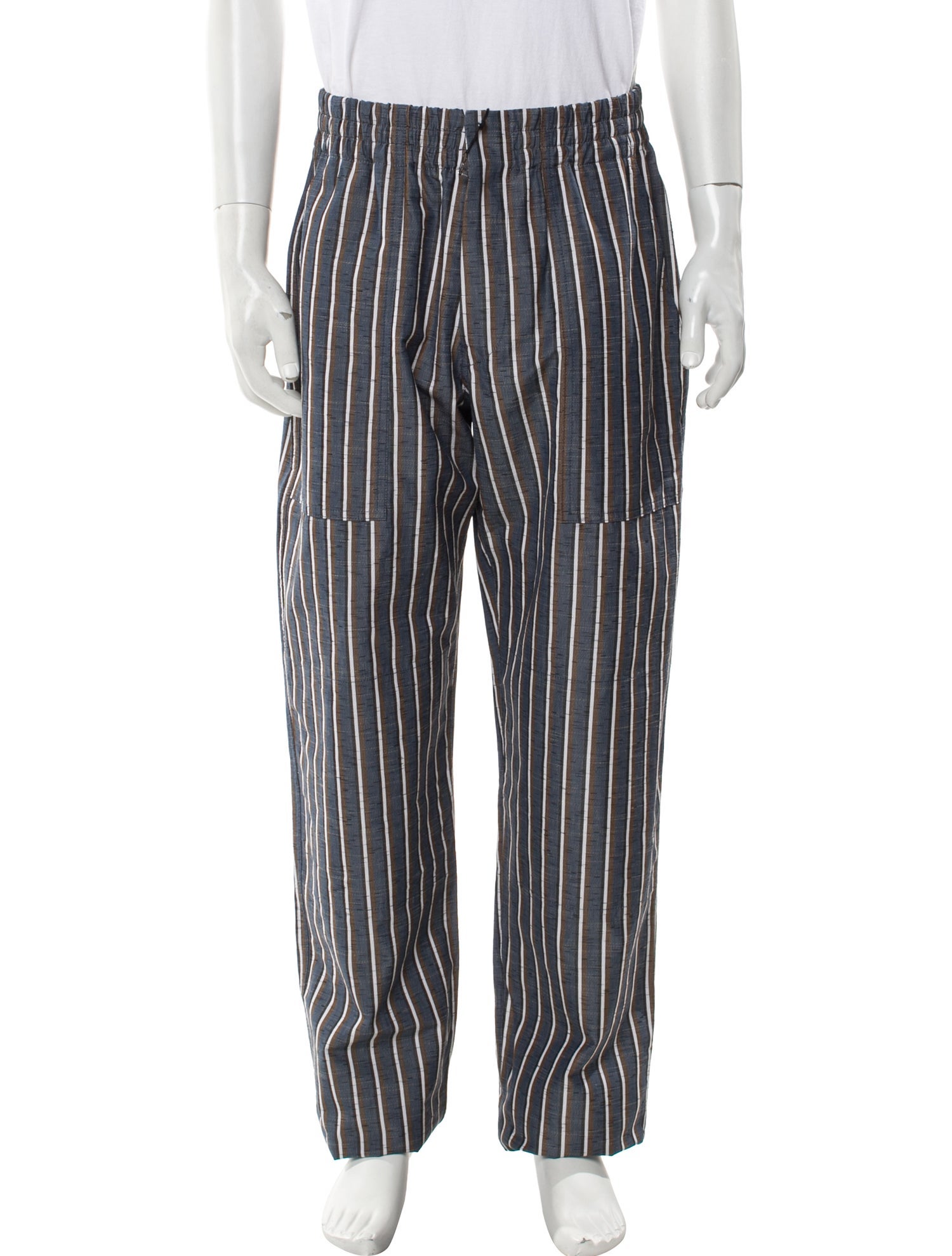 Bottega Veneta Striped Pajama Bottoms w/ Tags