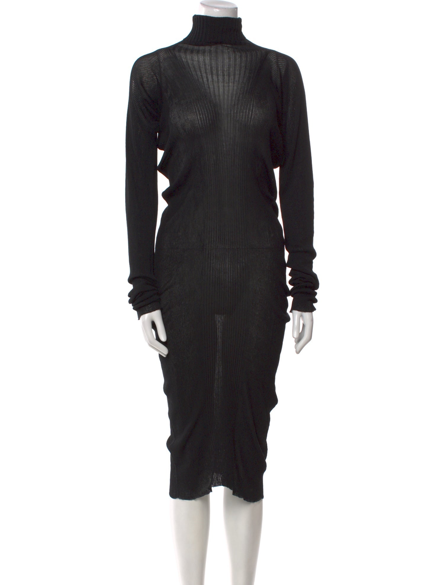 Bottega Veneta Turtleneck Knee-Length Dress