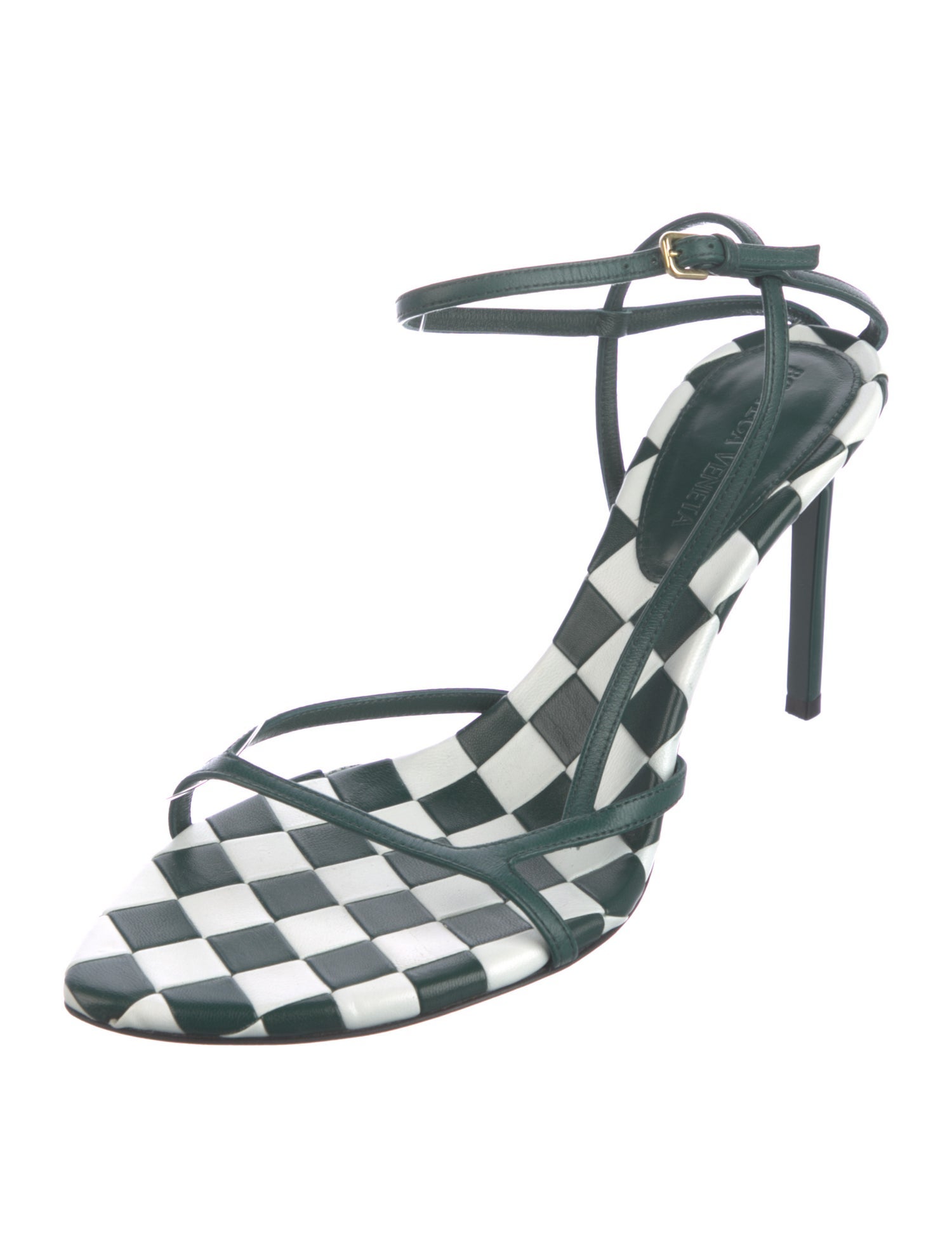 Bottega Veneta Intrecciato Weave Leather Sandals