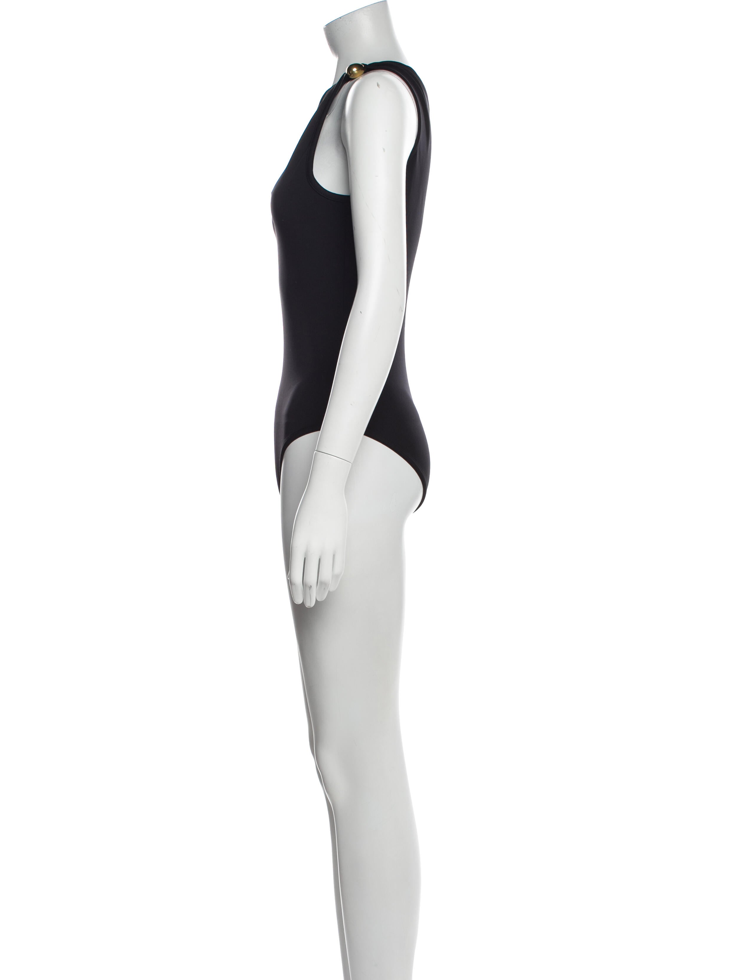 Bottega Veneta One-Shoulder Sleeveless Bodysuit