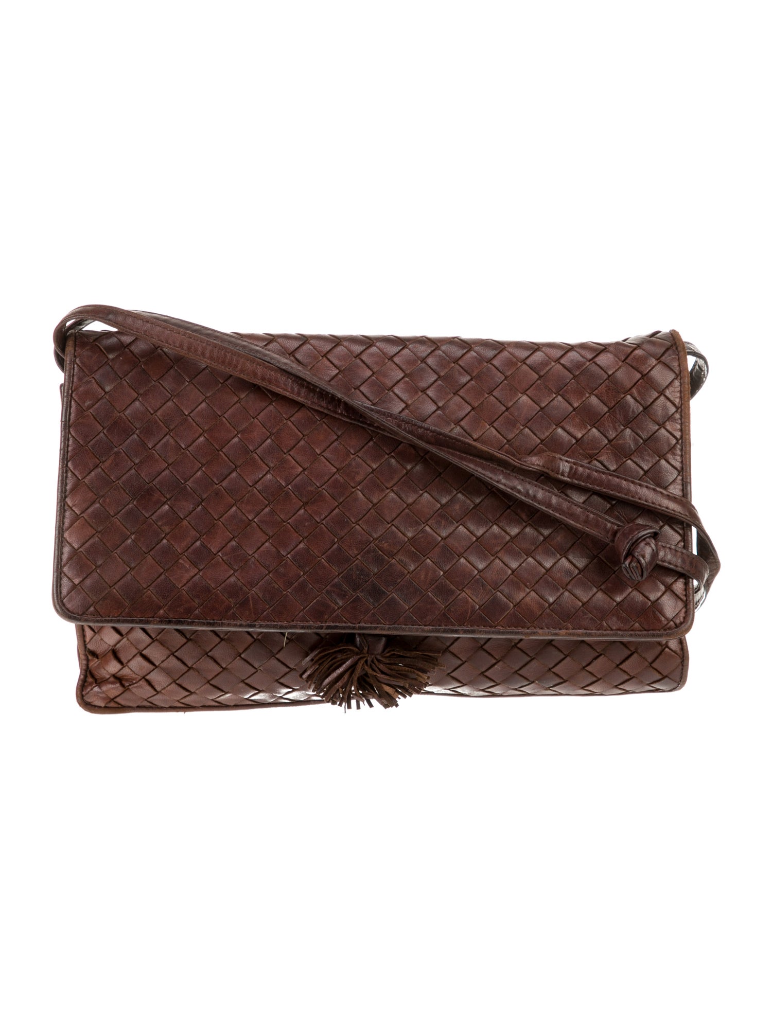 Bottega Veneta Intrecciato Messenger Bag Vintage