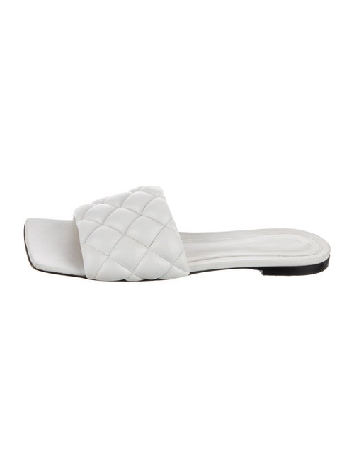Bottega Veneta Intrecciato Weave Leather Slides