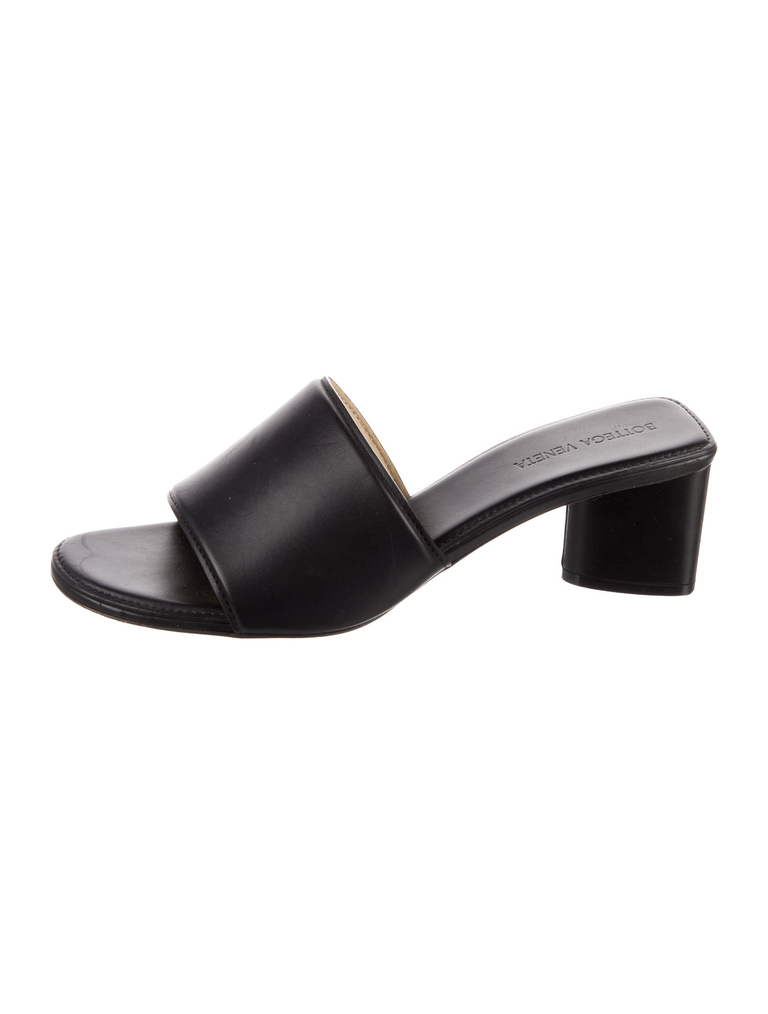 Bottega Veneta Leather Slides