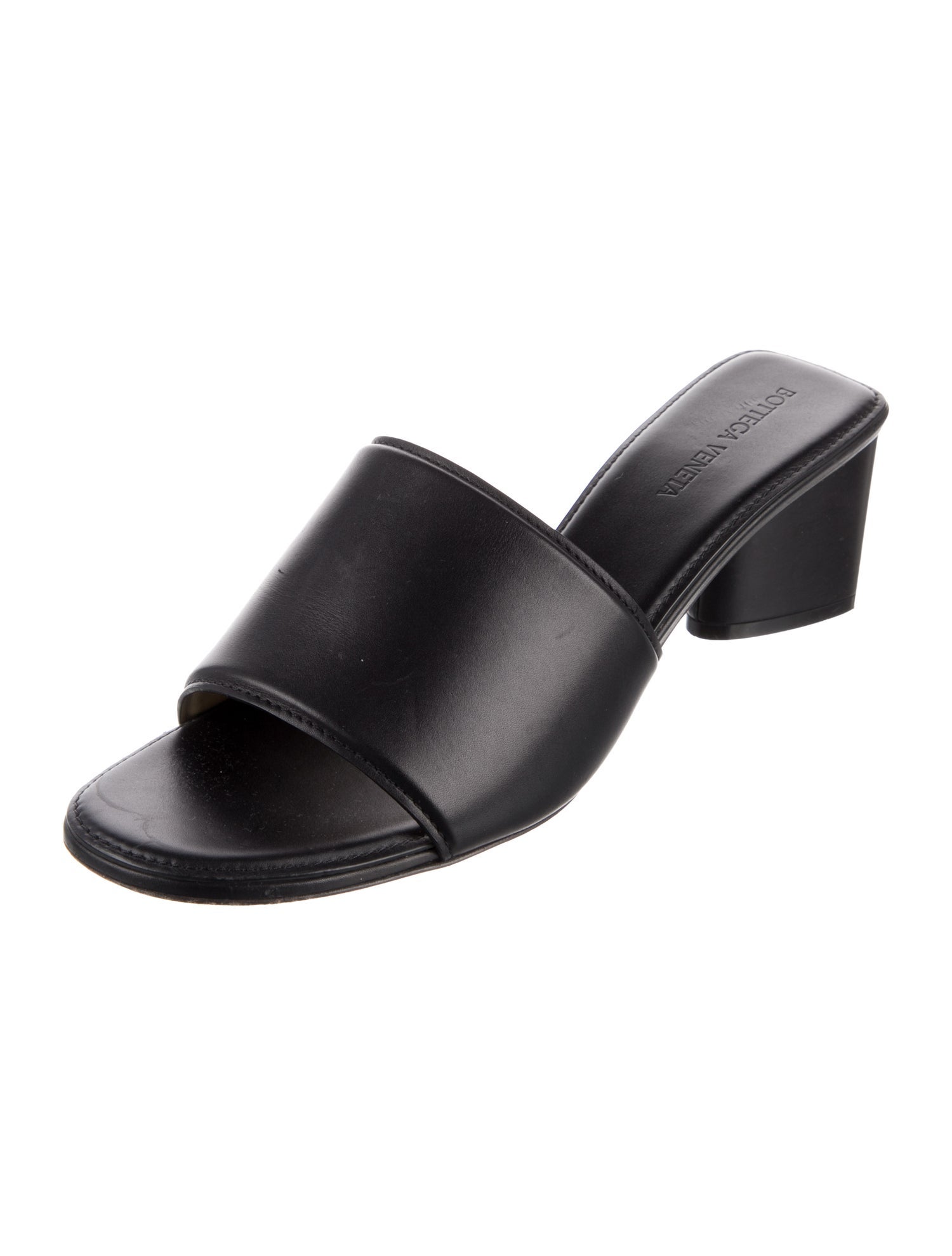 Bottega Veneta Leather Slides