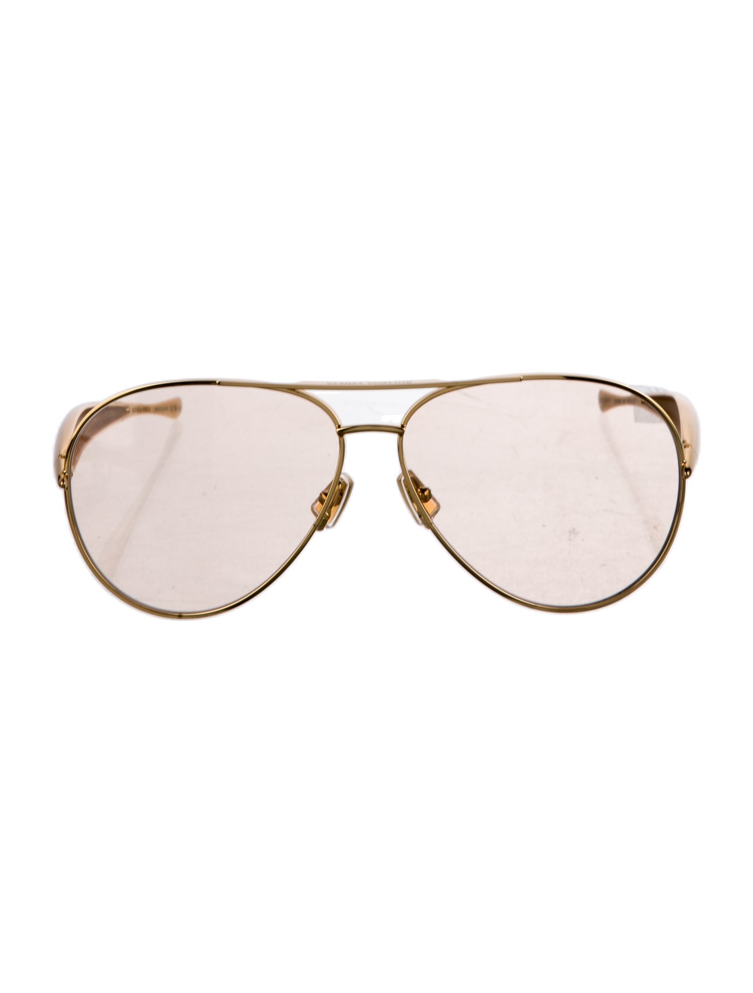 Bottega Veneta Aviator Mirrored Sunglasses