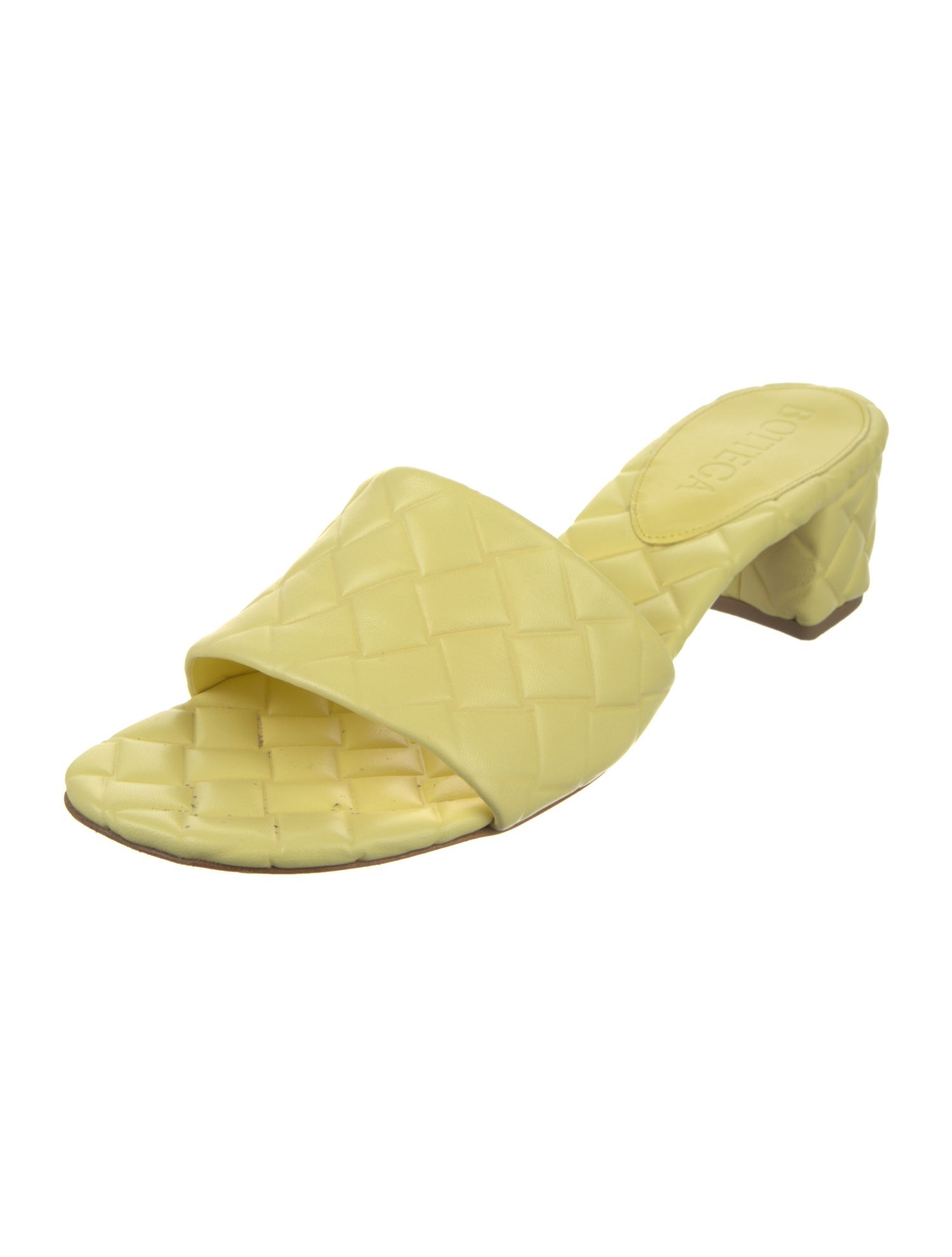 Bottega Veneta Leather Slides