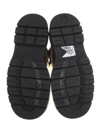 Bottega Veneta Leather Colorblock Pattern Chelsea Boots