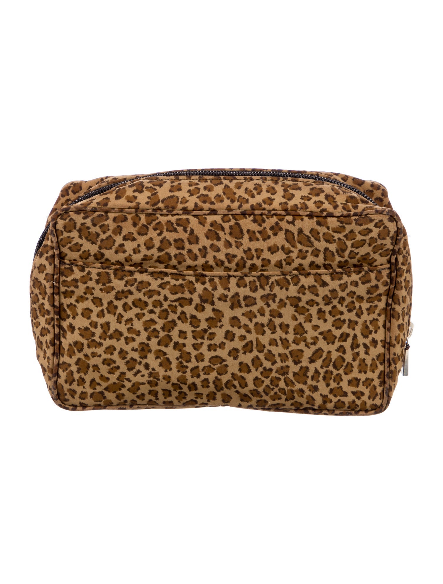 Bottega Veneta Fabric Animal Print Cosmetic Bag