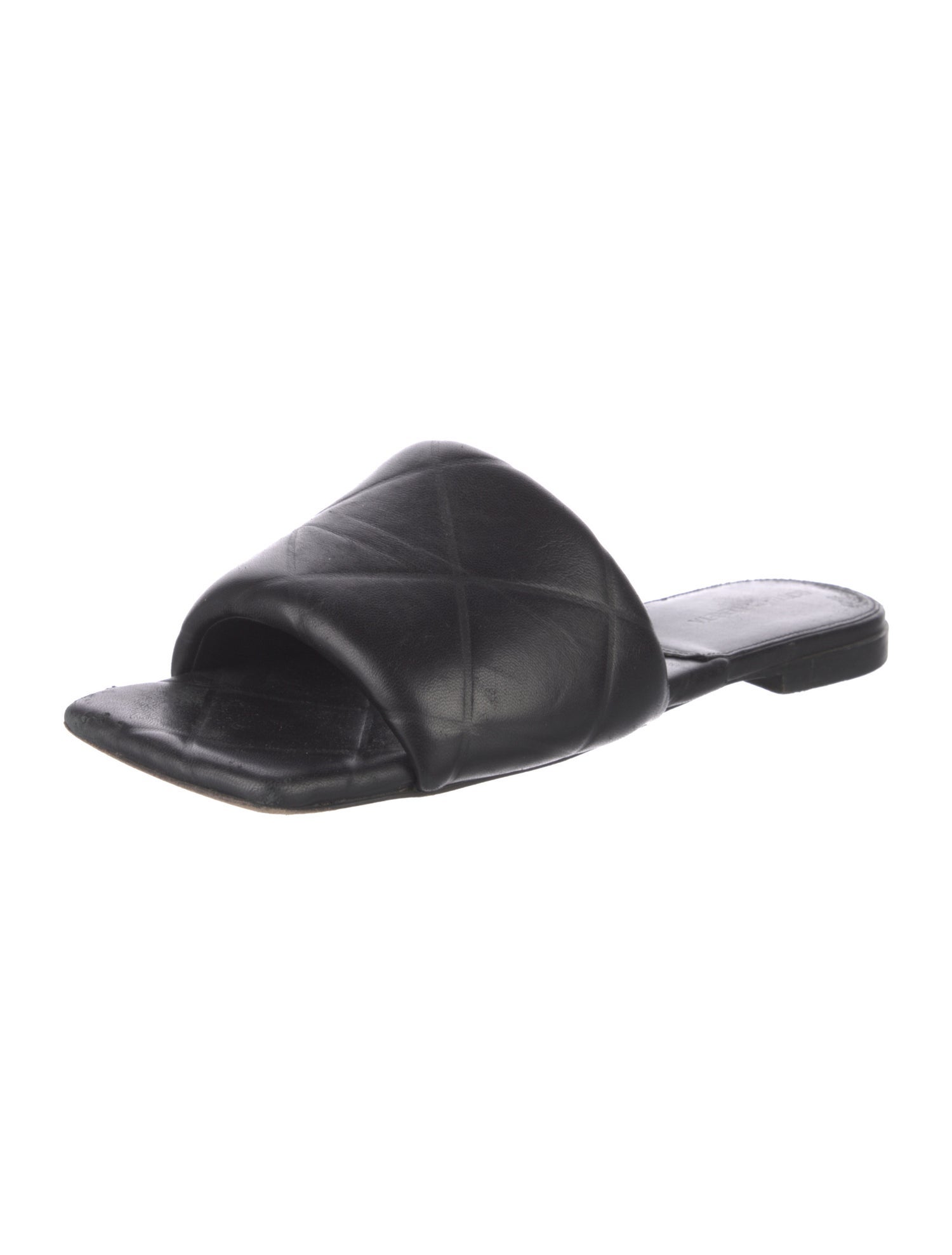 Bottega Veneta Leather Slides