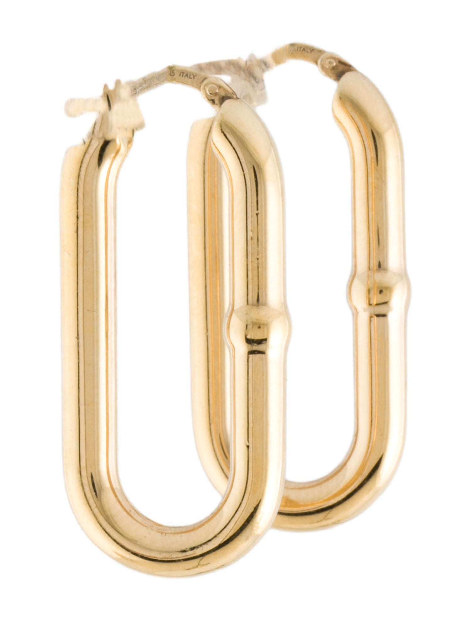 Bottega Veneta Chain Hoop Earrings