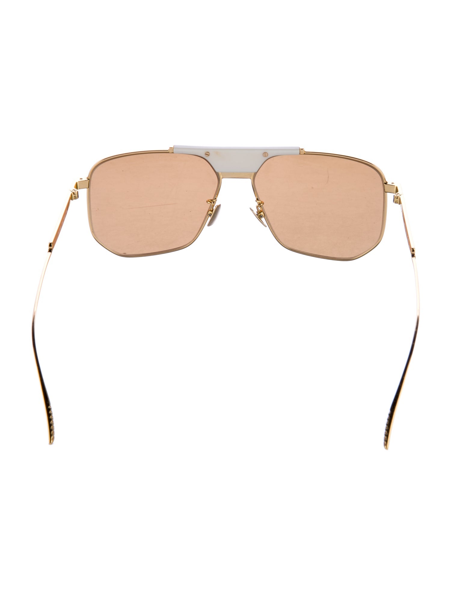 Bottega Veneta Aviator Tinted Sunglasses