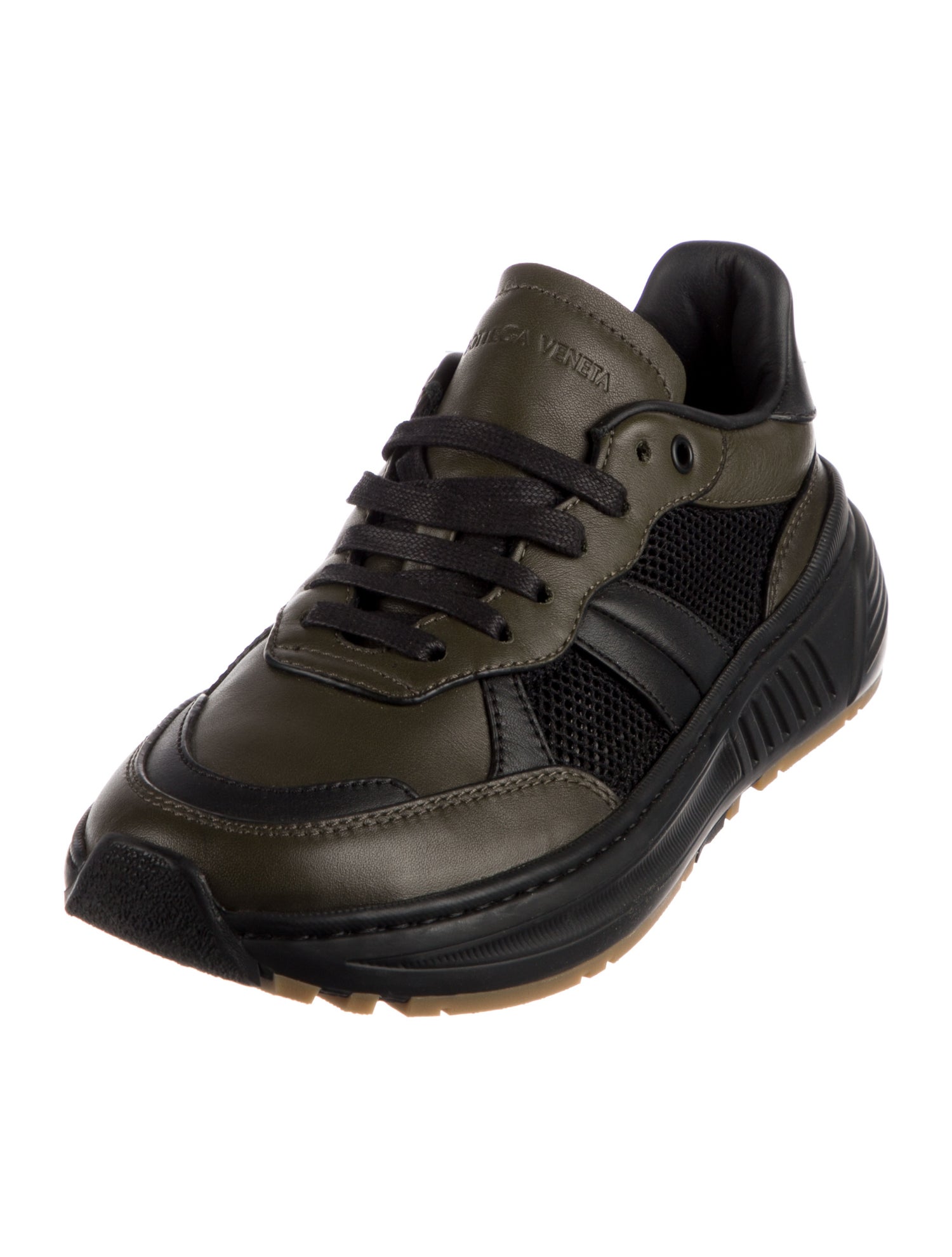 Bottega Veneta Leather Printed Sneakers