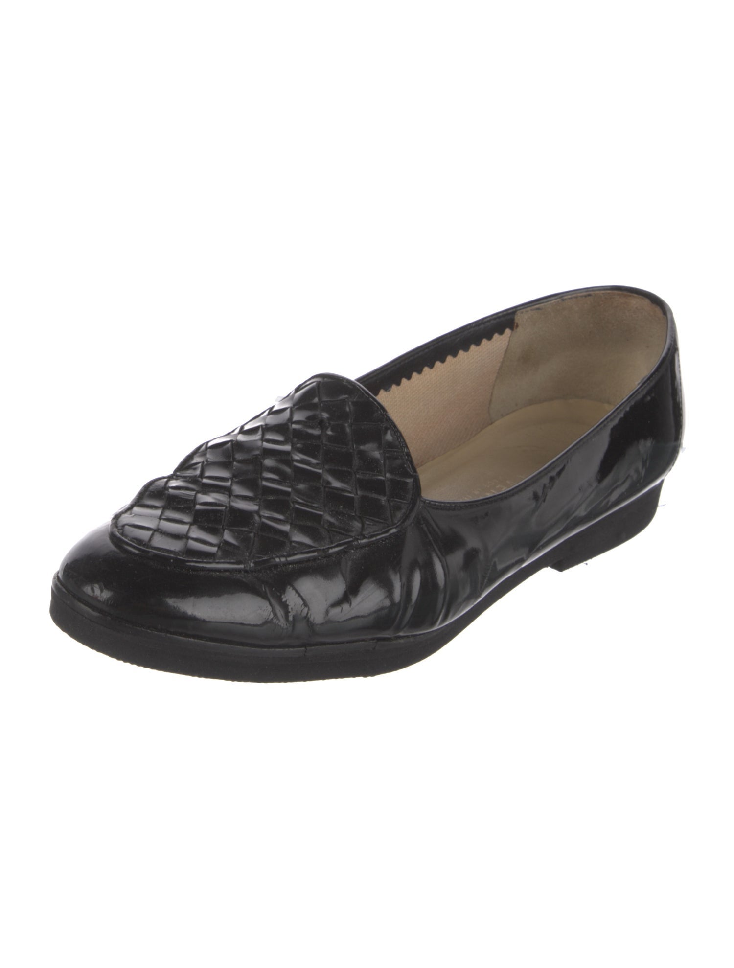 Bottega Veneta Intrecciato Weave Leather Loafers