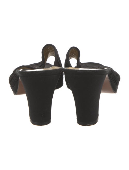 Bottega Veneta Intrecciato Weave Satin Slides