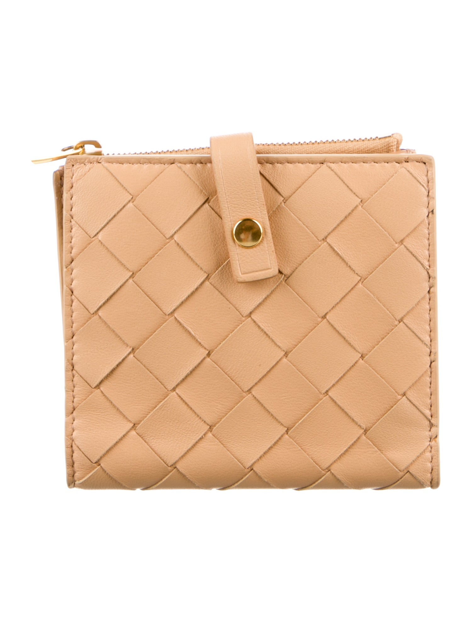 Bottega Veneta Intrecciato Weave Lambskin Wallet