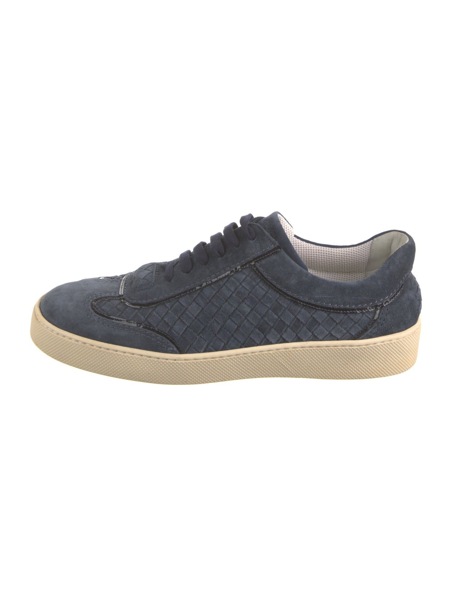 Bottega Veneta Intrecciato Weave Suede Sneakers