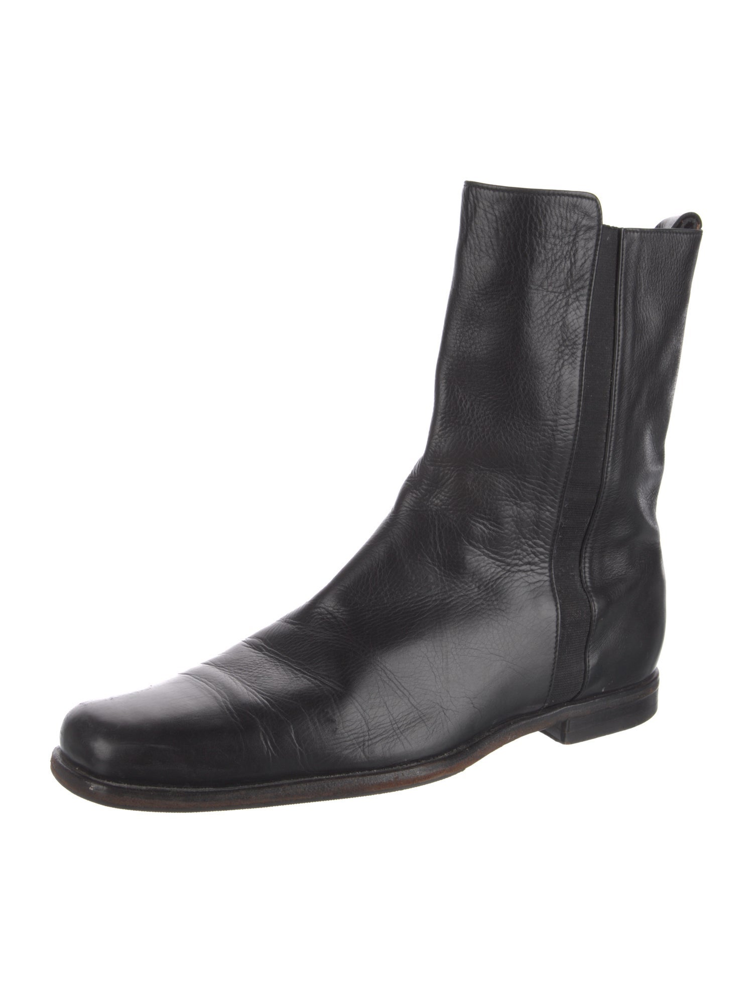 Bottega Veneta Leather Chelsea Boots