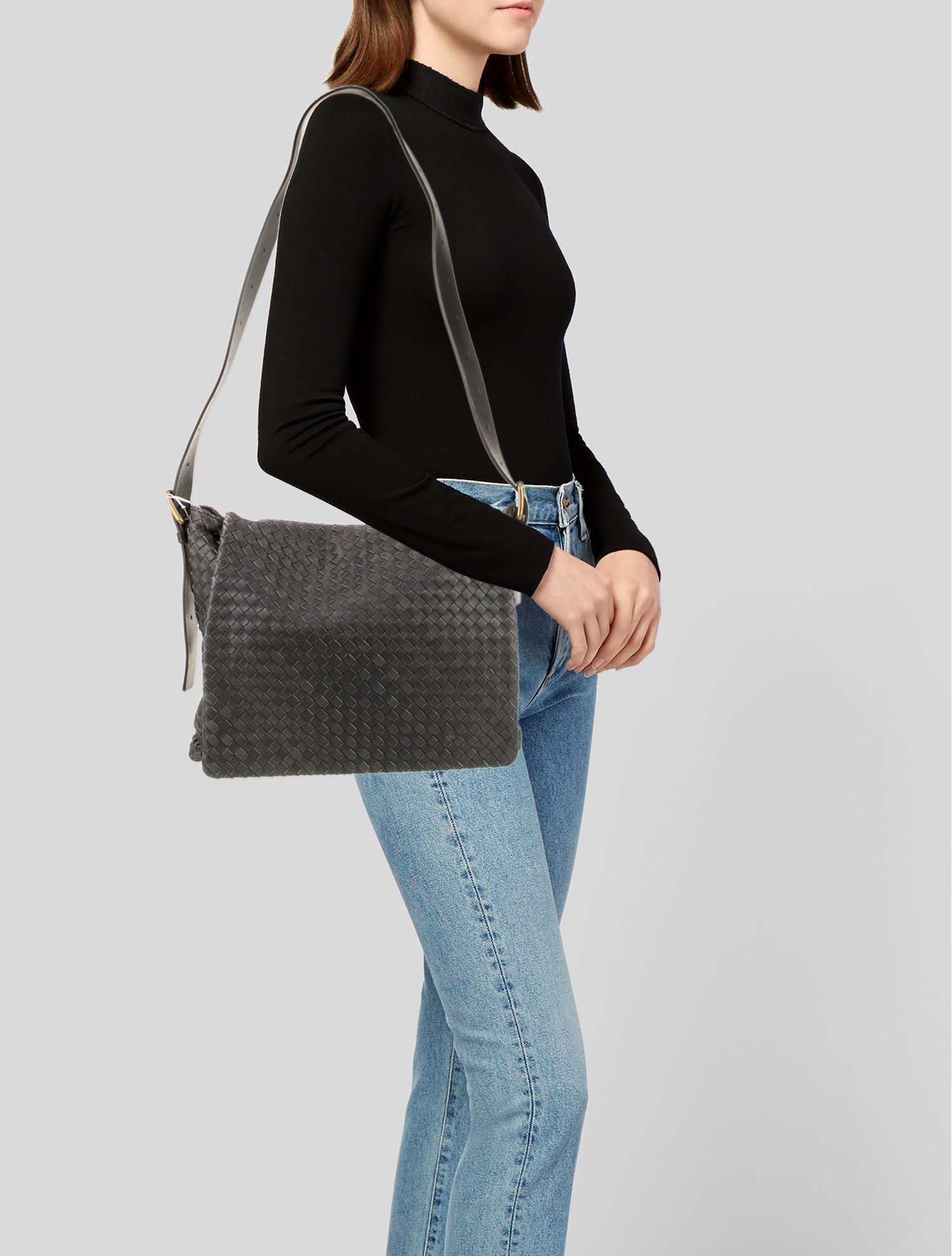 Bottega Veneta Intrecciato Shoulder Bag Vintage