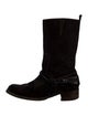 Bottega Veneta Intrecciato Weave Suede Boots