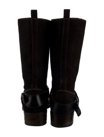 Bottega Veneta Intrecciato Weave Suede Boots