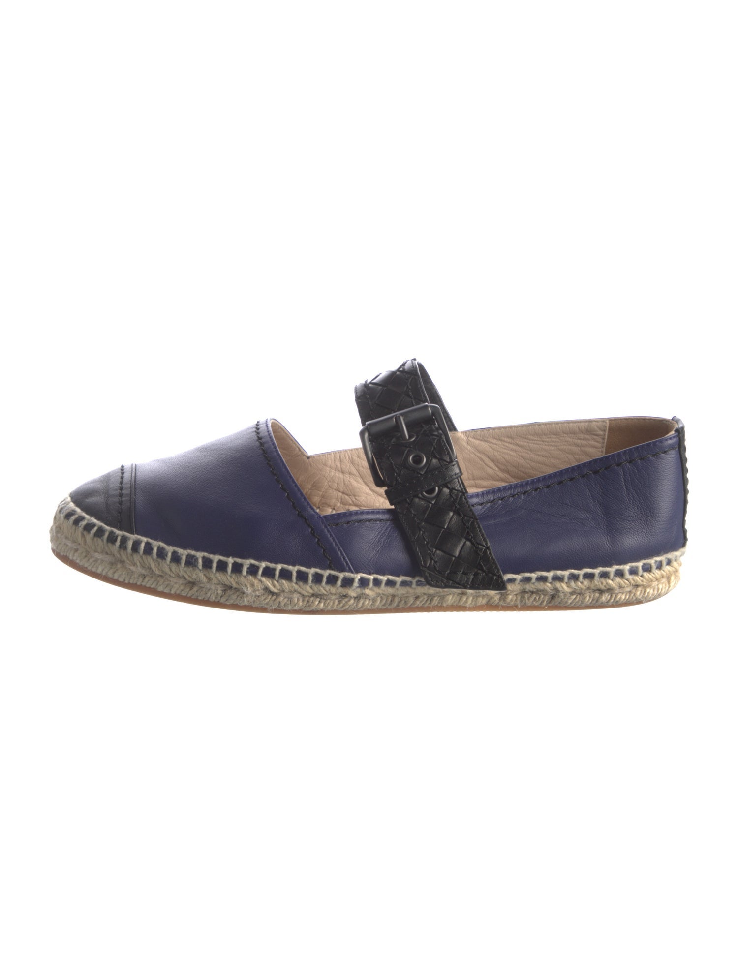 Bottega Veneta Intrecciato Weave Leather Espadrilles