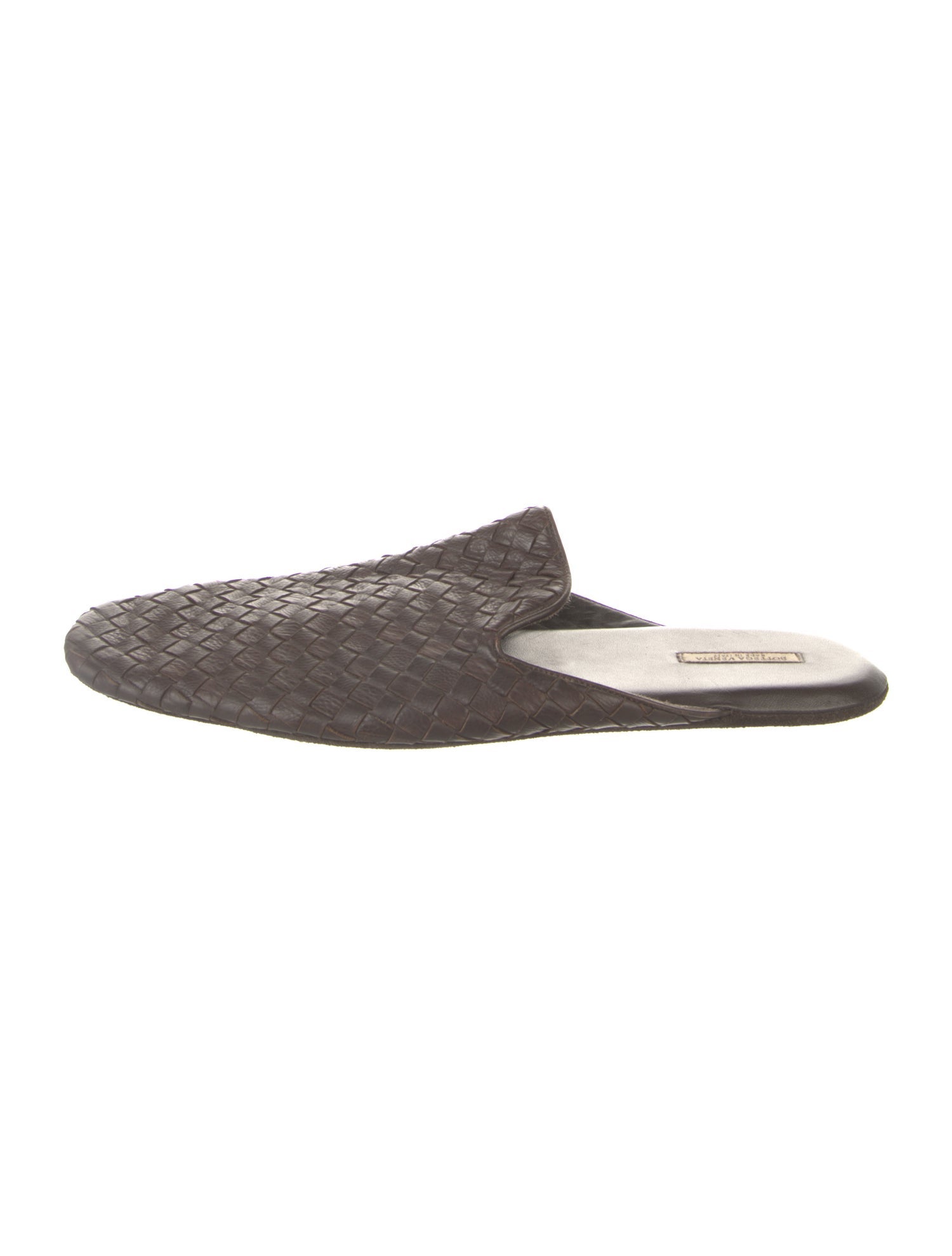 Bottega Veneta Intrecciato Weave Leather Slippers