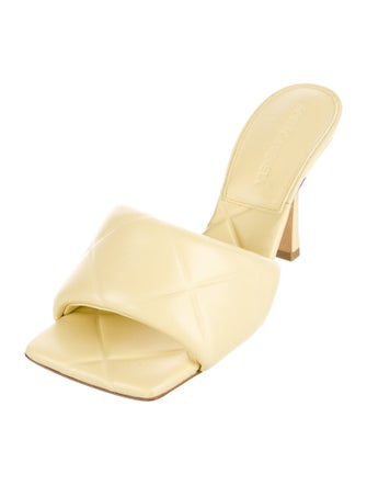 Bottega Veneta Intrecciato Weave Leather Slides