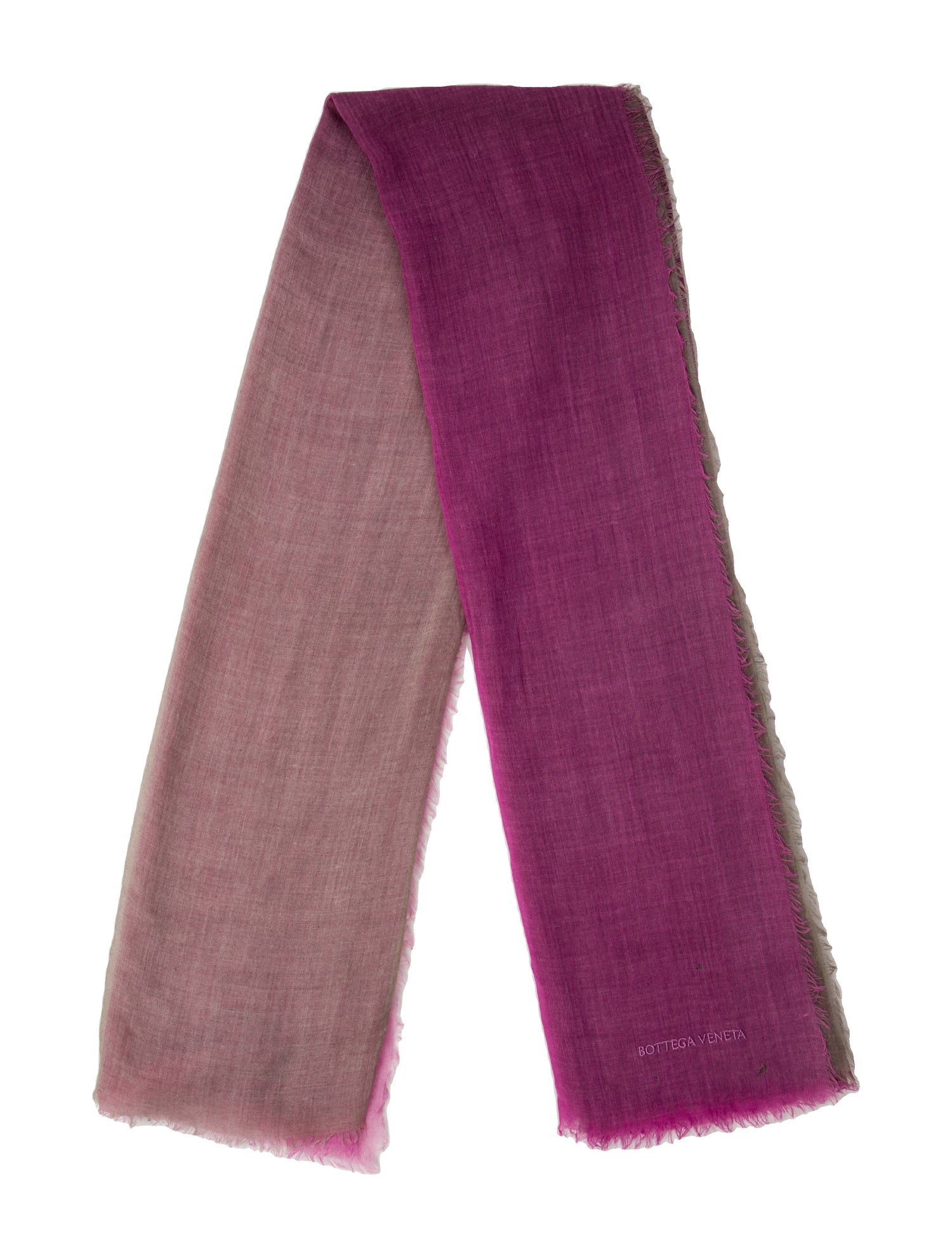 Bottega Veneta Wool Colorblock Pattern Scarf