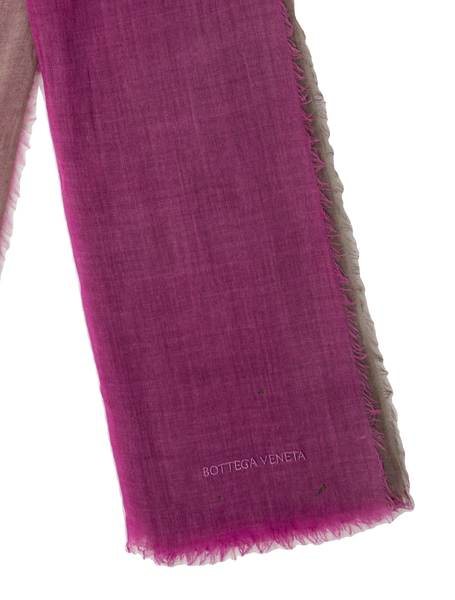 Bottega Veneta Wool Colorblock Pattern Scarf