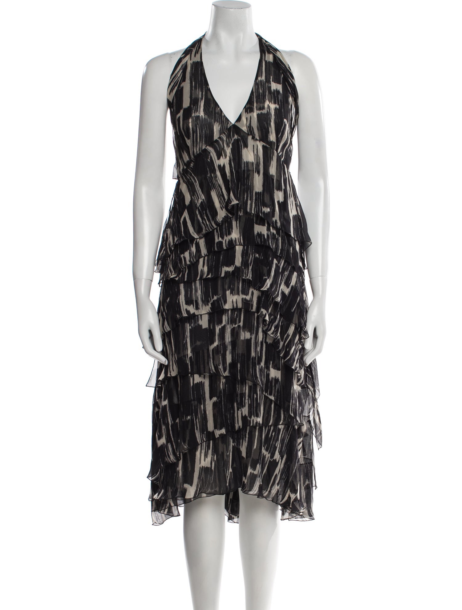 Bottega Veneta Silk Midi Length Dress