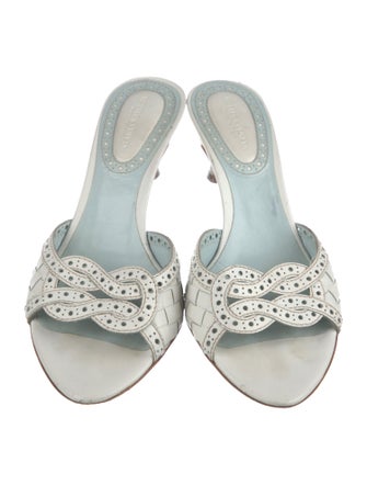 Bottega Veneta Intrecciato Weave Leather Slides