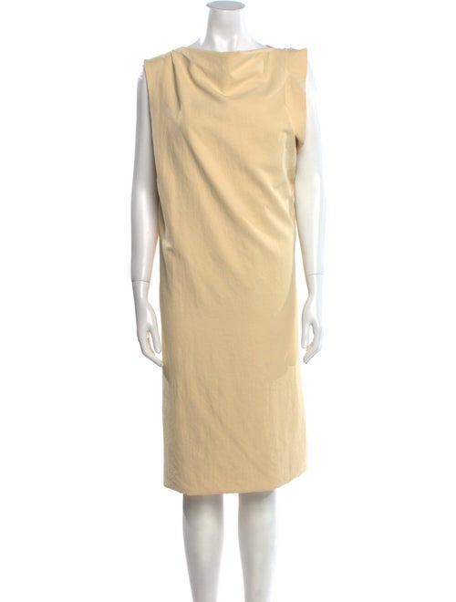 Bottega Veneta Bateau Neckline Knee-Length Dress