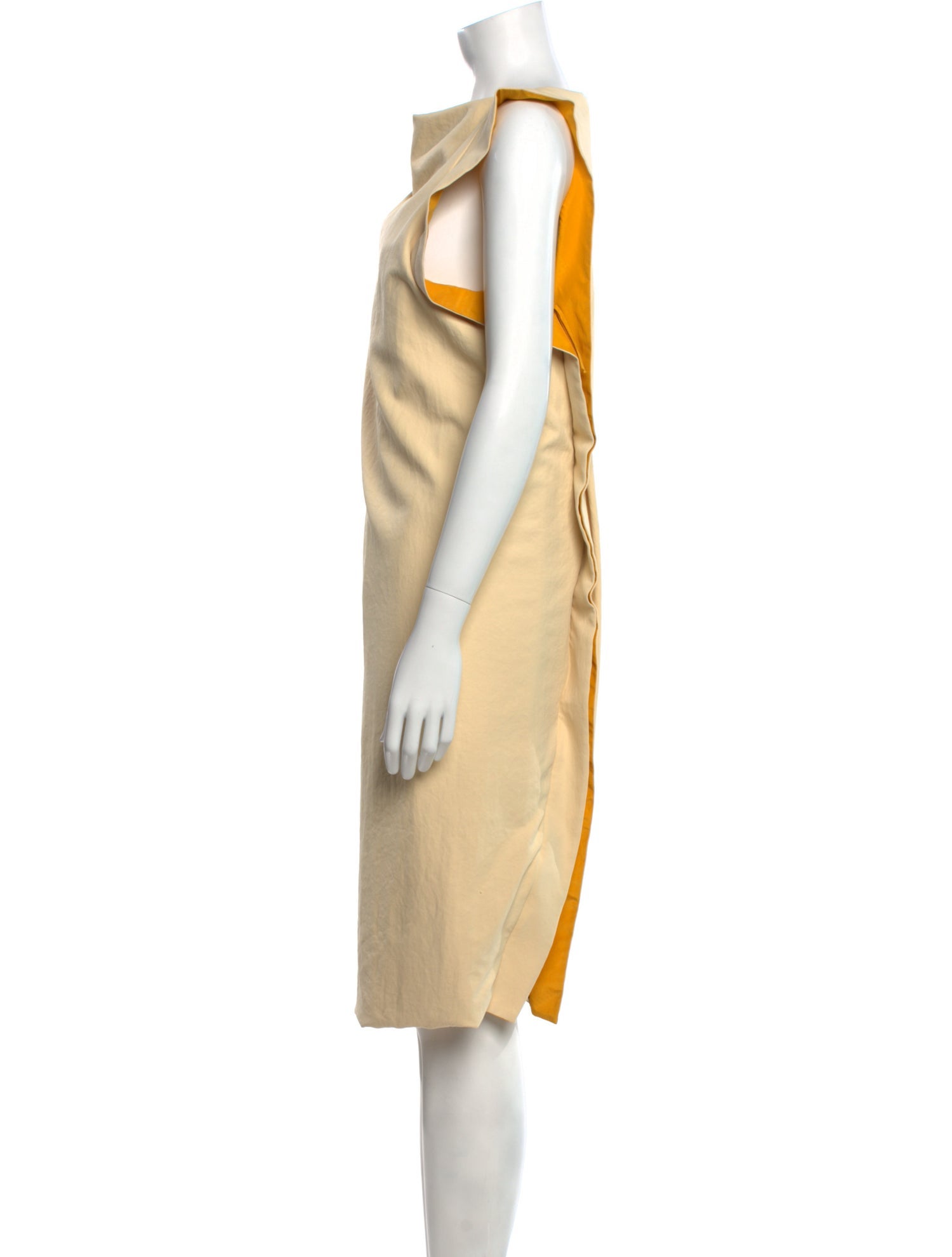 Bottega Veneta Bateau Neckline Knee-Length Dress