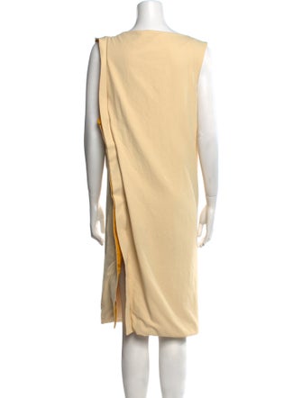 Bottega Veneta Bateau Neckline Knee-Length Dress