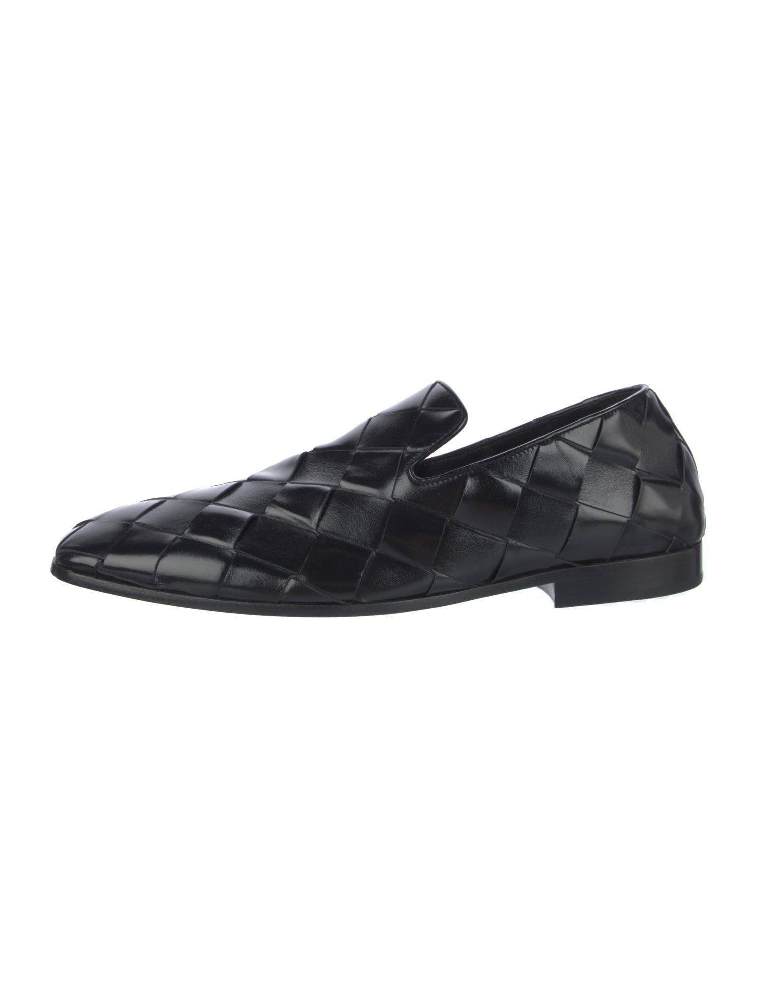 Bottega Veneta Intrecciato Weave Leather Loafers