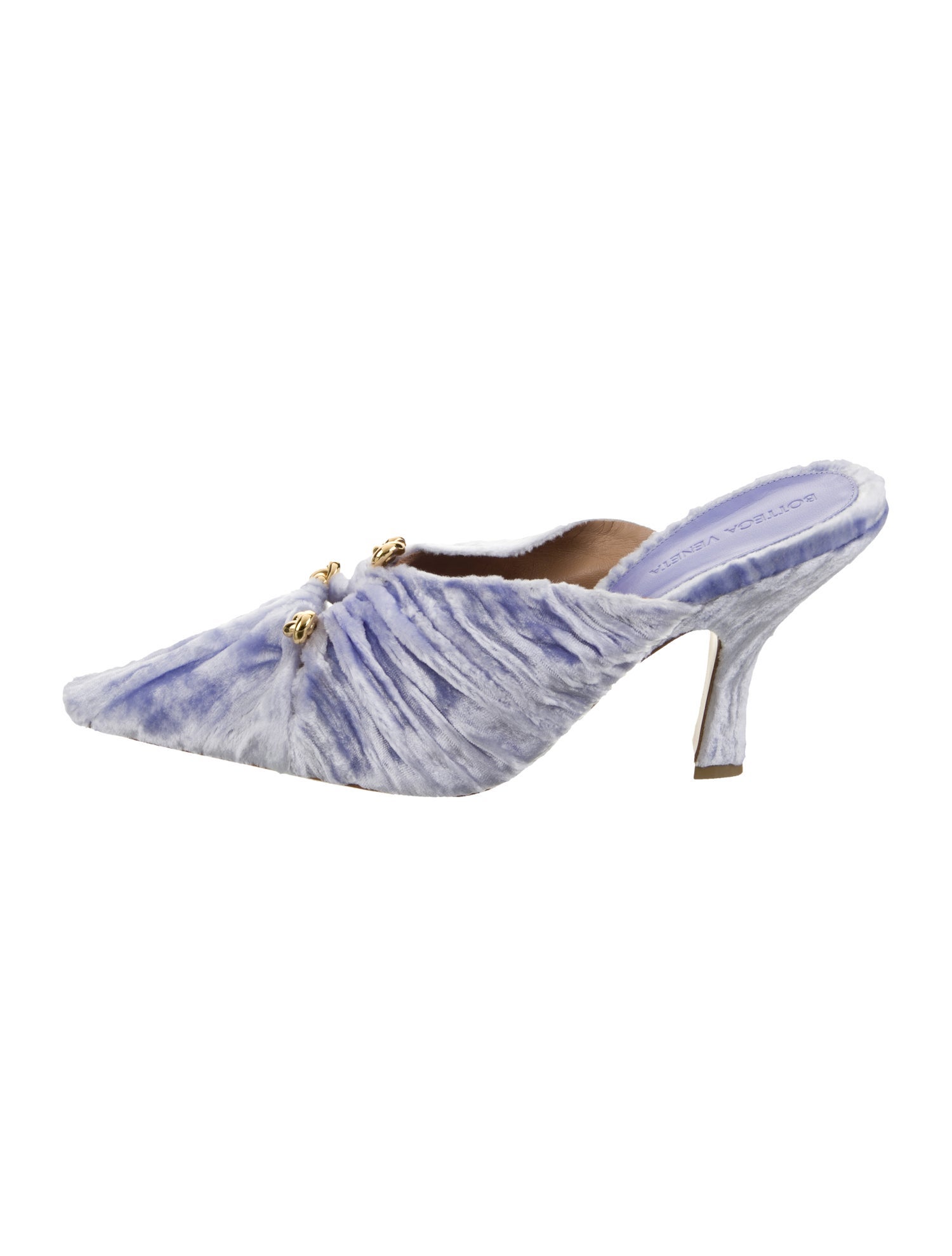 Bottega Veneta Velvet Mules