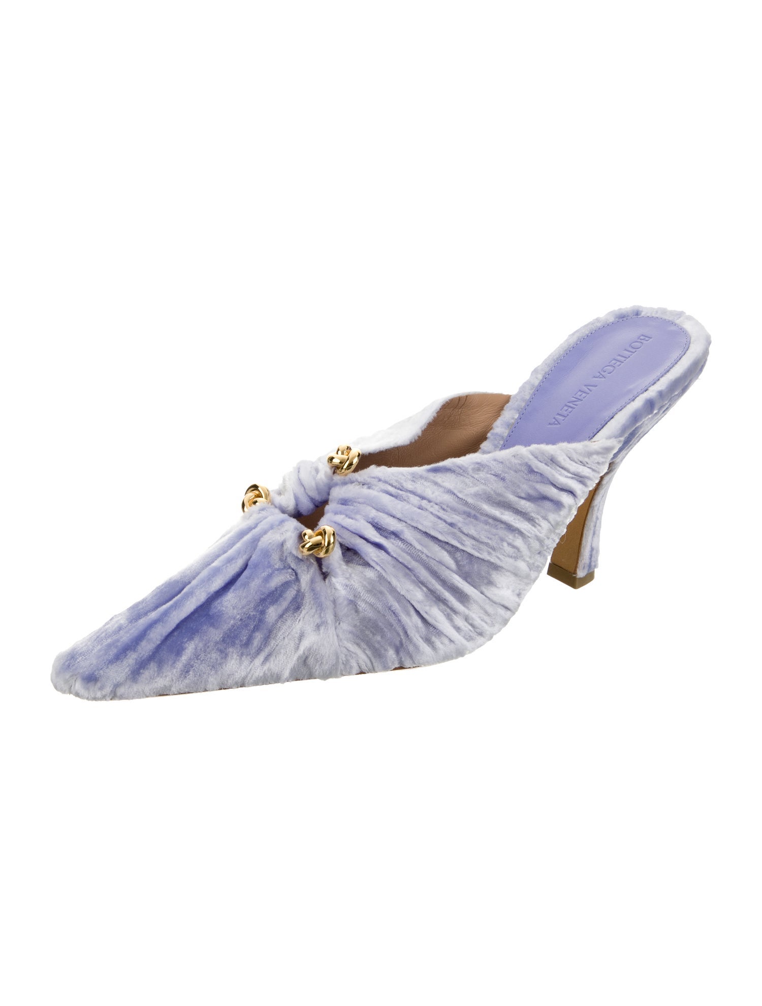 Bottega Veneta Velvet Mules