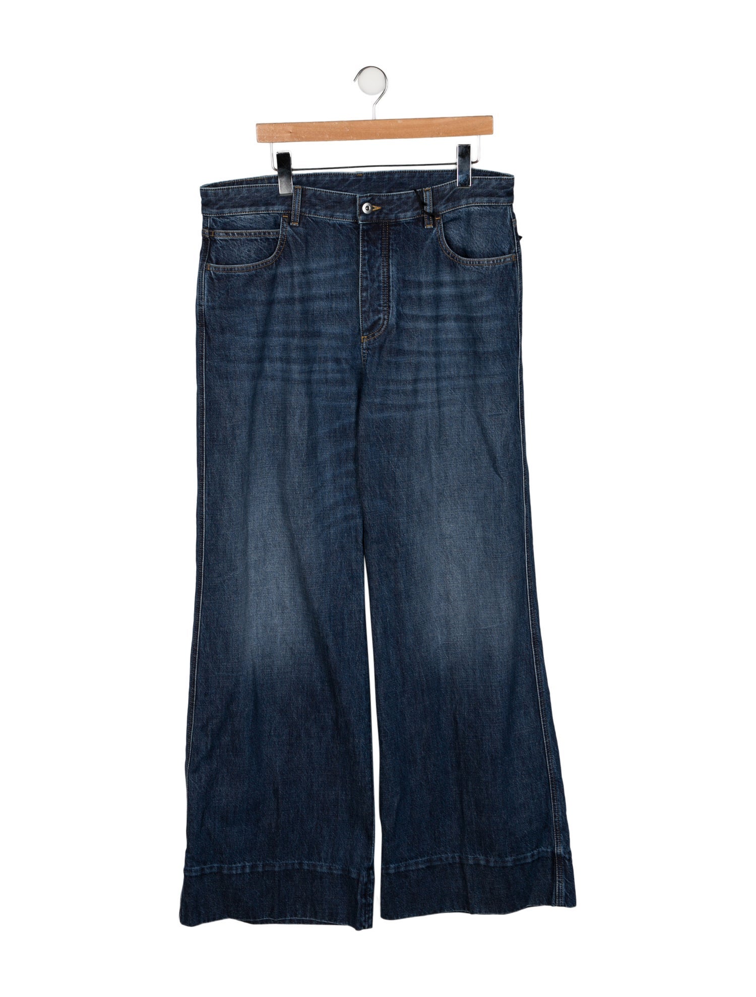 Bottega Veneta High-Rise Wide Leg Jeans w/ Tags