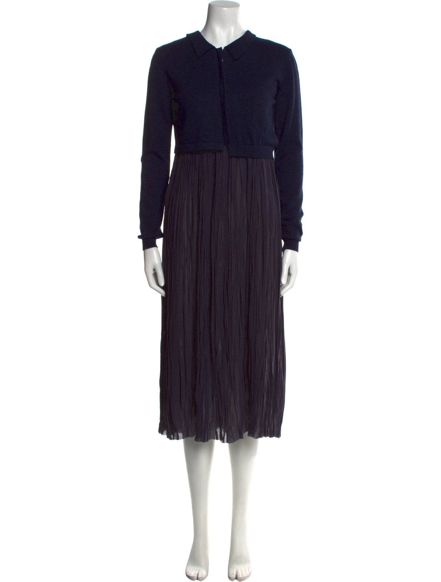 Bottega Veneta Cashmere Midi Length Dress