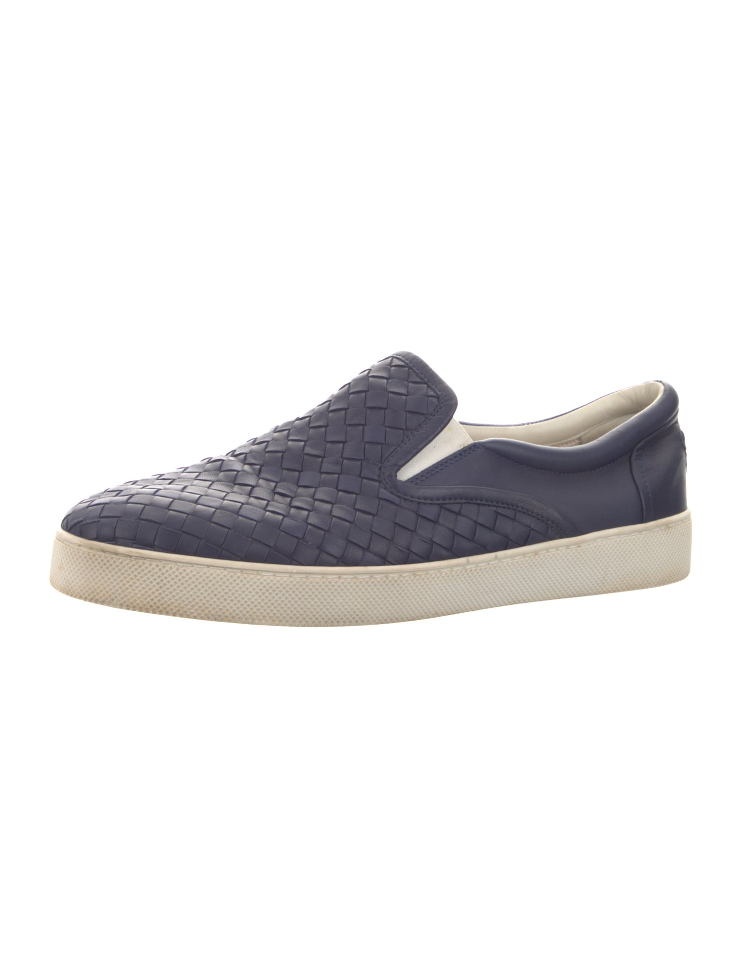 Bottega Veneta Intrecciato Weave Leather Sneakers