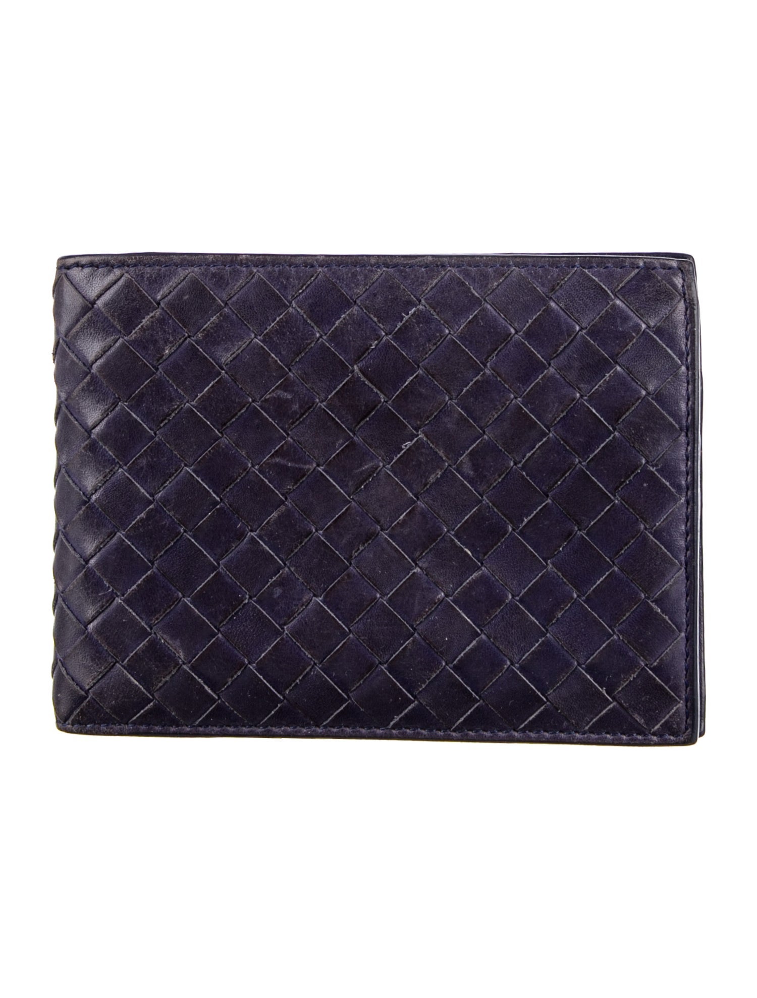 Bottega Veneta Vintage Intrecciato Weave Wallet