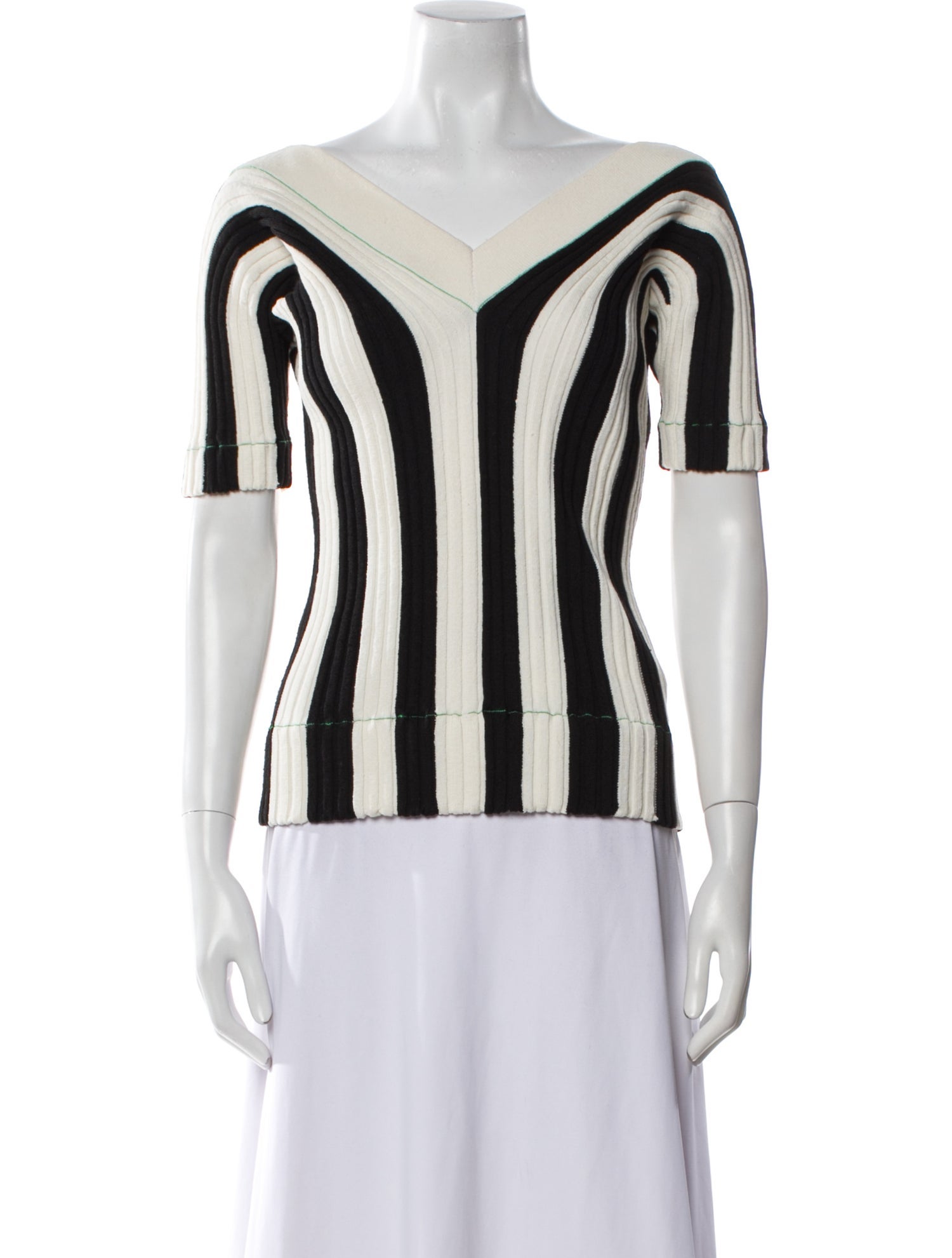 Bottega Veneta Linen Striped Sweater