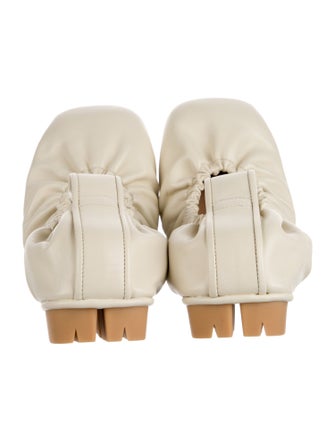 Bottega Veneta Leather Colorblock Pattern Ballet Flats