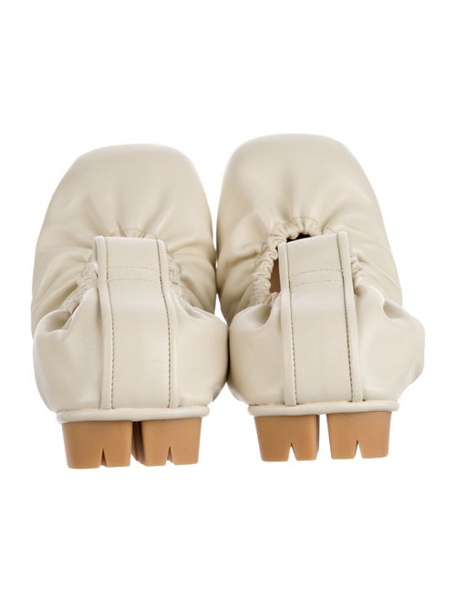 Bottega Veneta Leather Colorblock Pattern Ballet Flats